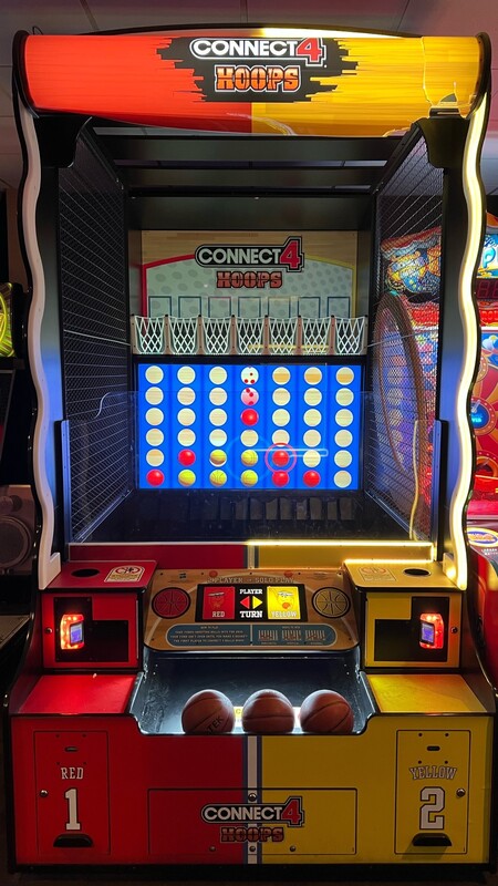 Connect 4 Hoops Arcade Game at Nomads Adventure Quest