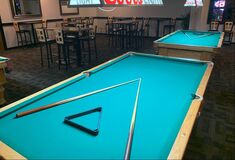 Pool Tables and Seating at Red's Tavern