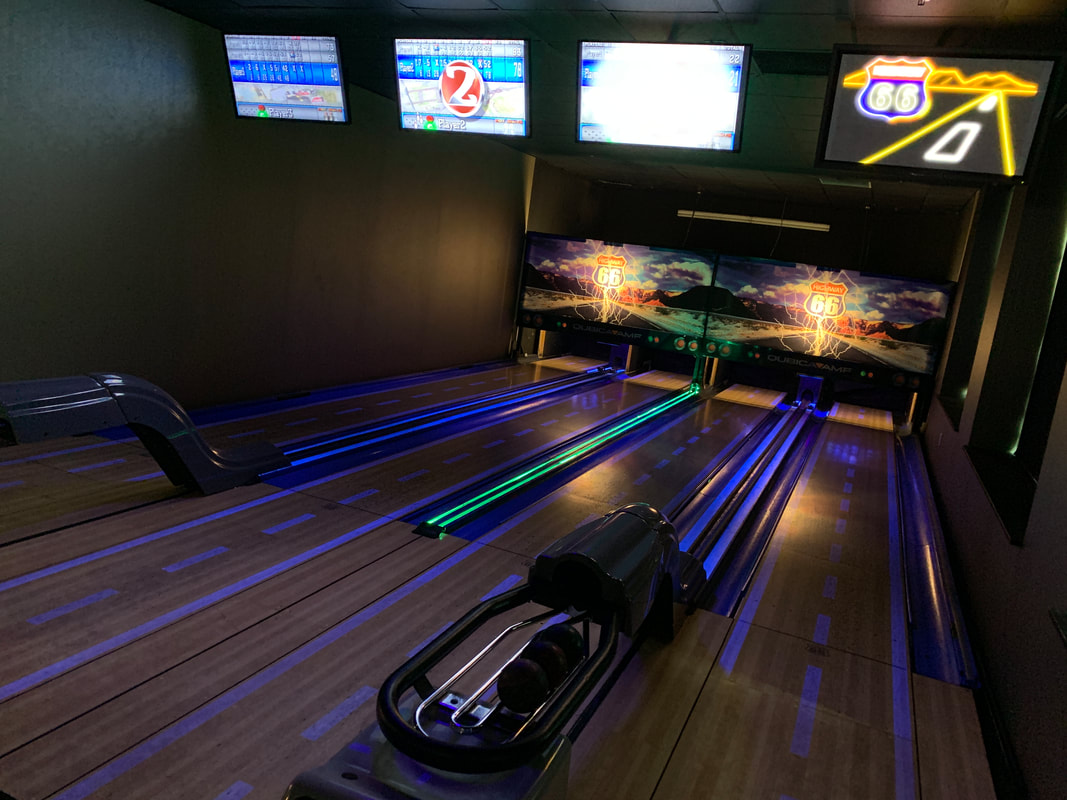 Duckpin Bowling Alley Lanes at Nomads Adventure Quest