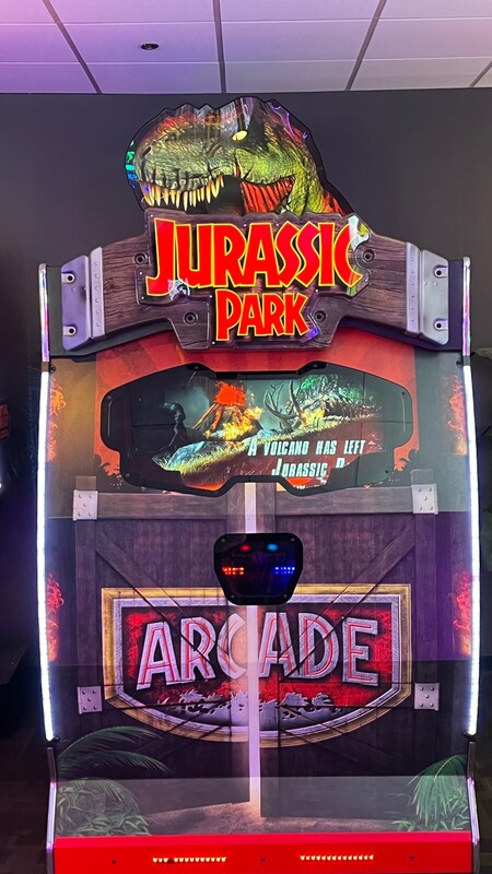 Jurassic Park Arcade Game at Nomads Adventure Quest